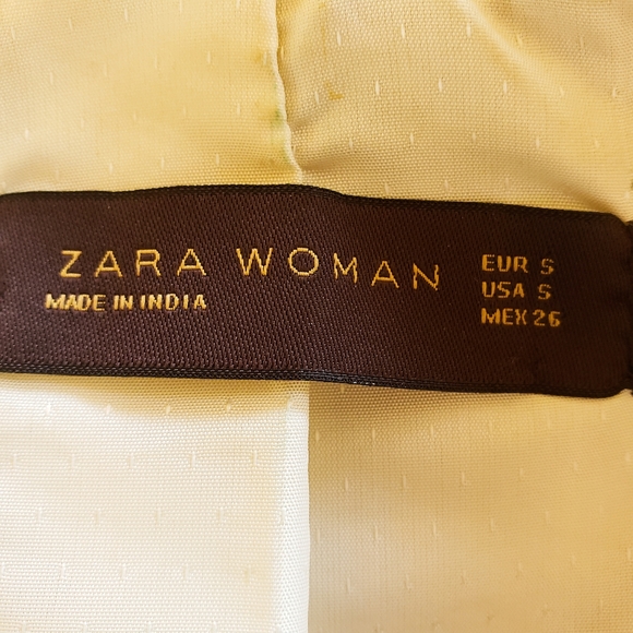 Zara Woman Moto Style 100% Real Leather Jacket - Picture 6 of 12